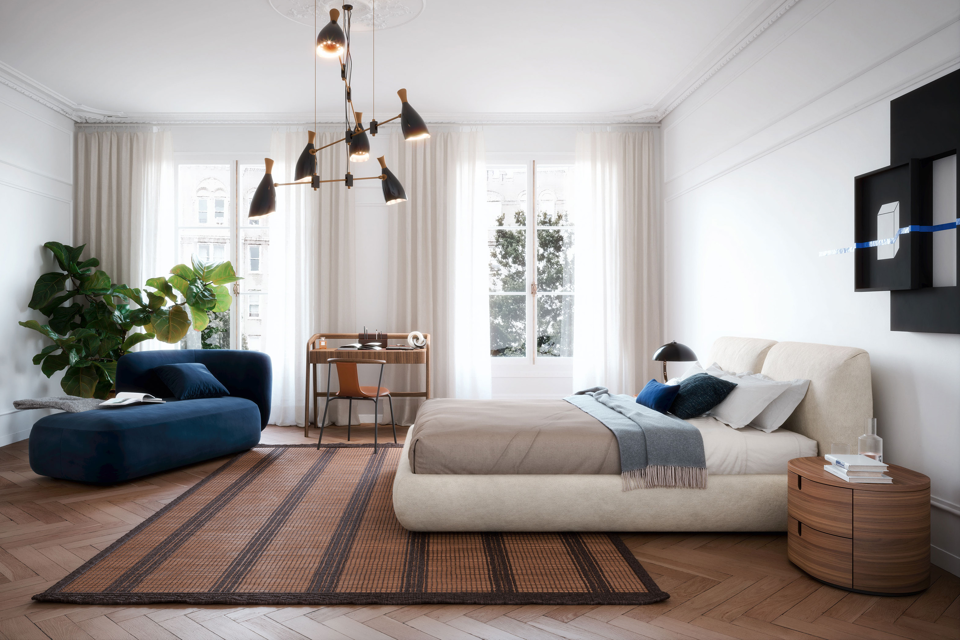 Bett "MIDNIGHT"